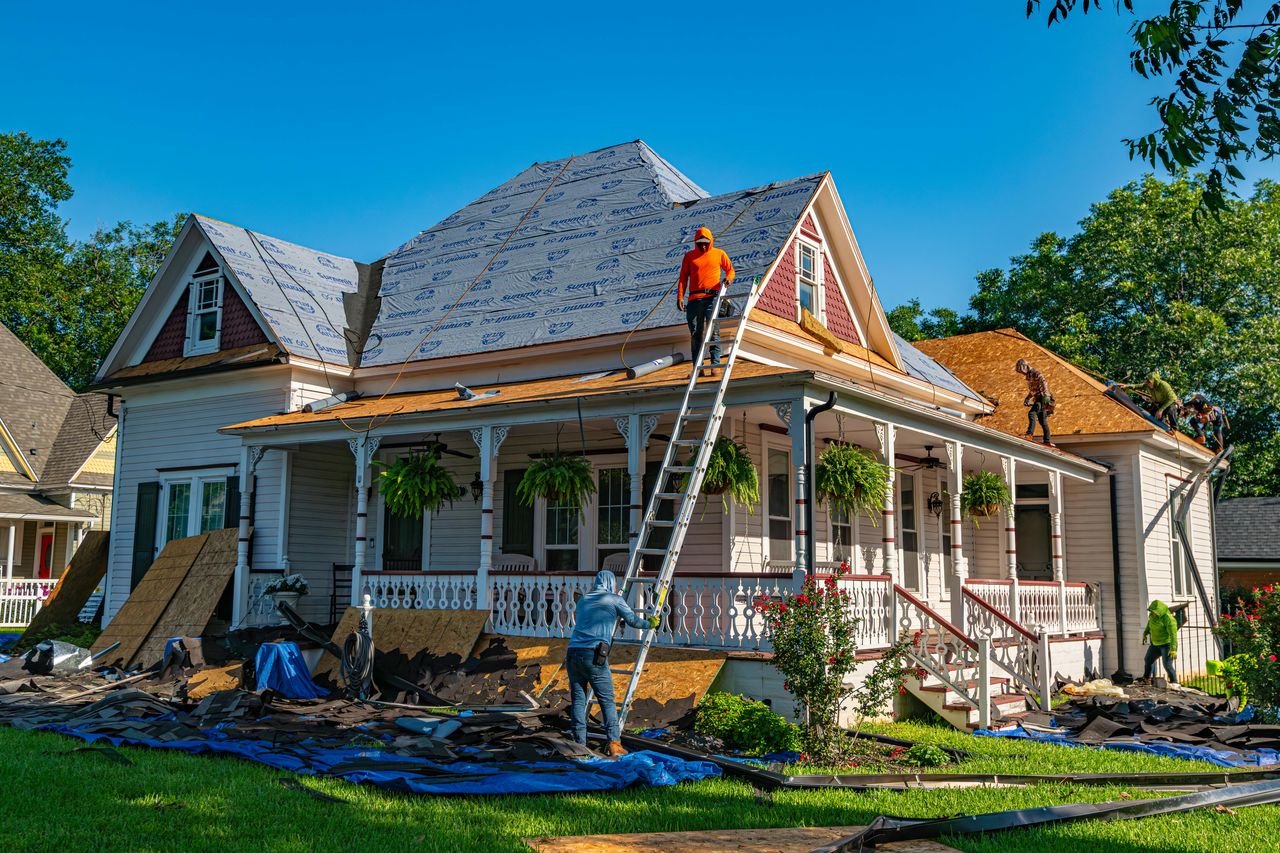 Professional handyman working on home improvement project